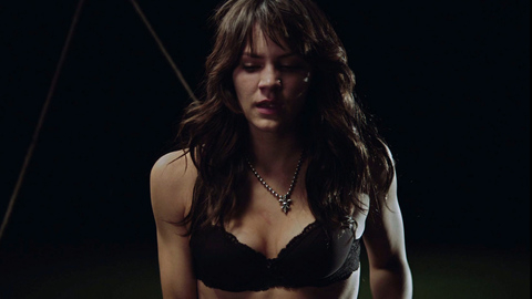 Katharine McPhee in Shark Night 3D (2011) Underwear Black Bikini Brunette 706159