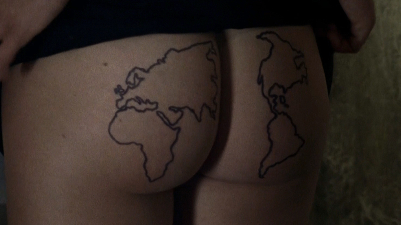 Marie Kremer Naked as Josy. Butt, butt tattoo, close-up. 716379