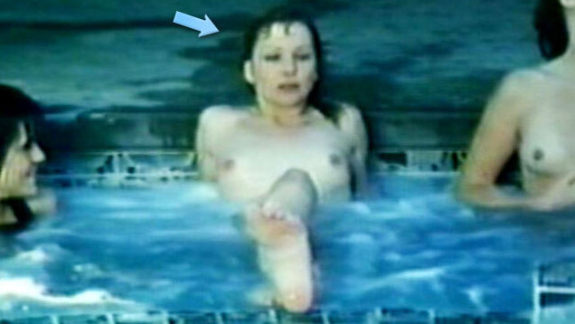 April May Nude as Bunny. Breasts, black hair, feet. 642704