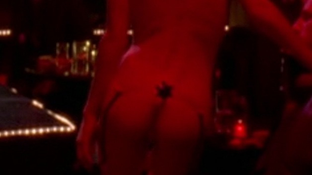 Hottest Angie Scenes. Thong, Sexy, back exposed, red thong. 757785