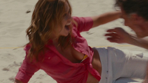 Jenna Fischer in Hall Pass (2011) Sexy Beach Cleavage 697491