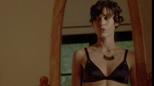 Sexiest Lizzy Caplan Scene in Save the Date. Underwear, SFW, black bra. 726463