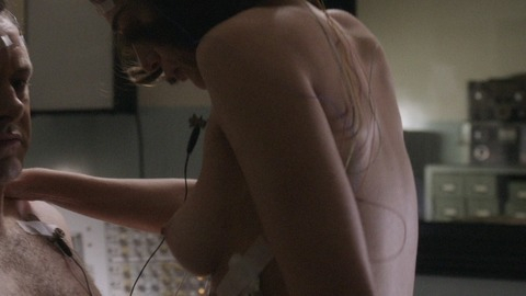 Lizzy Caplan Nude as Virginia Johnson. Breasts, brunette, eeg. 743180