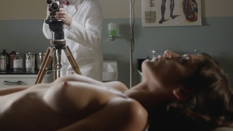 Virginia Johnson from Masters of Sex Naked. Breasts, being filmed, camera. 743213
