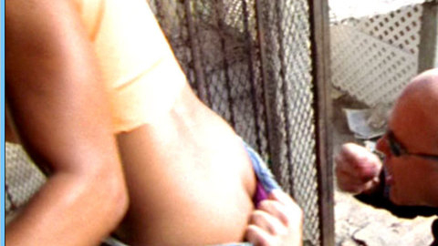 Elisa Perry in The Shield (2002-2007) Butt Butt Butt Peeking Out 659354