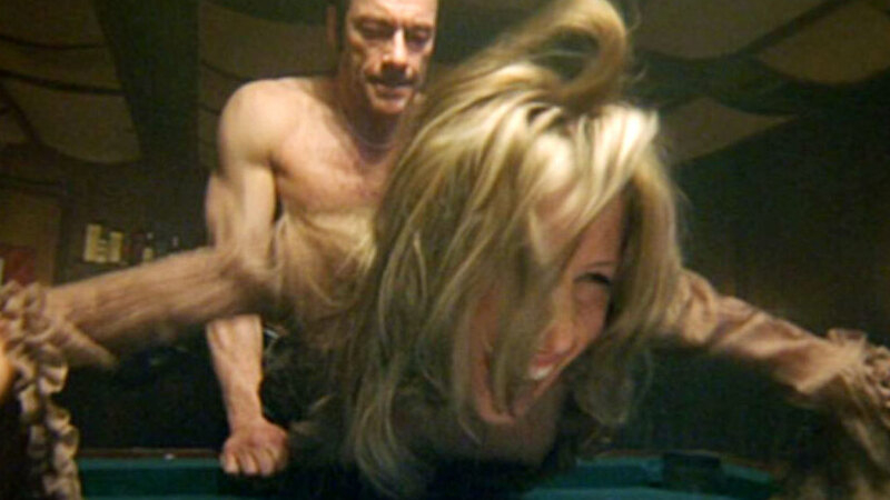 Julia Horvath Naked in Until Death. Breasts, bent over pool table, blonde. 643351