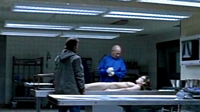 Anna Görgen Naked in Rosa Roth - Der Tag wird kommen. Breasts, Bush, brunette, exam table. 665155