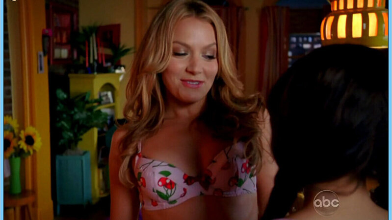 Hottest Becki Newton Scene in Ugly Betty. Underwear, SFW, blonde. 664508