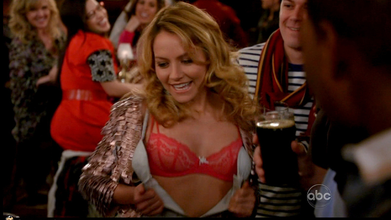 Sexiest Becki Newton Scene in Ugly Betty. Underwear, SFW, bar. 683077