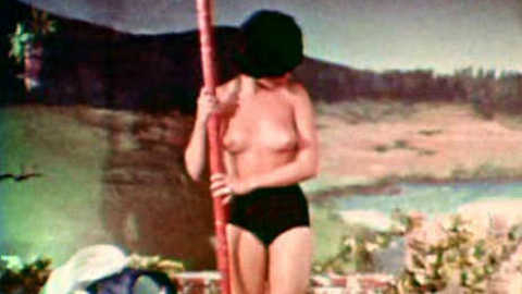 Bea Reddy Nude in My Tale Is Hot. Breasts, black lace panties, garden. 644122