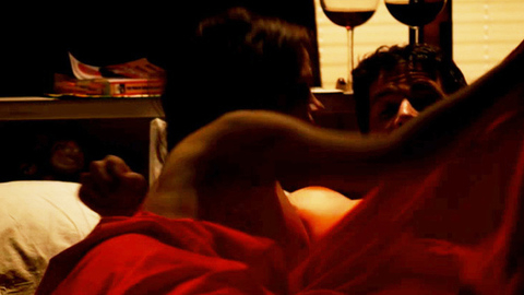 Katia Winter Nude as Dori. Breasts, bed, brunette. 724832