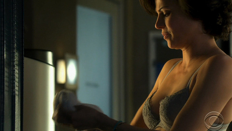 Lana Parrilla in Miami Medical (2010) Underwear Blue Lace Bra Bra 684184