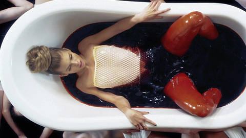 AnnaLynne McCord in Excision (2012) Sexy Bath Full Of Blood Nude 716496
