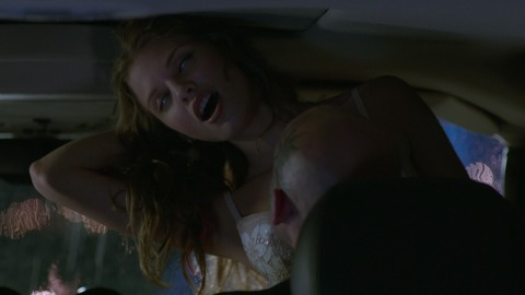 Hottest AnnaLynne McCord Scene in Scorned. Underwear, SFW, in car. 734252