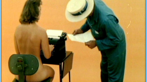The Secretary from The Immoral Mr. Teas Naked. Butt, back exposed, brunette. 644873