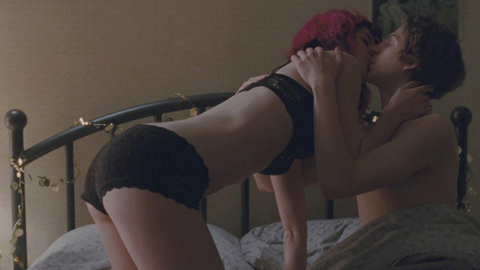 Mary Elizabeth Winstead in Scott Pilgrim vs. the World (2010) Underwear Black Underwear Couple 690696