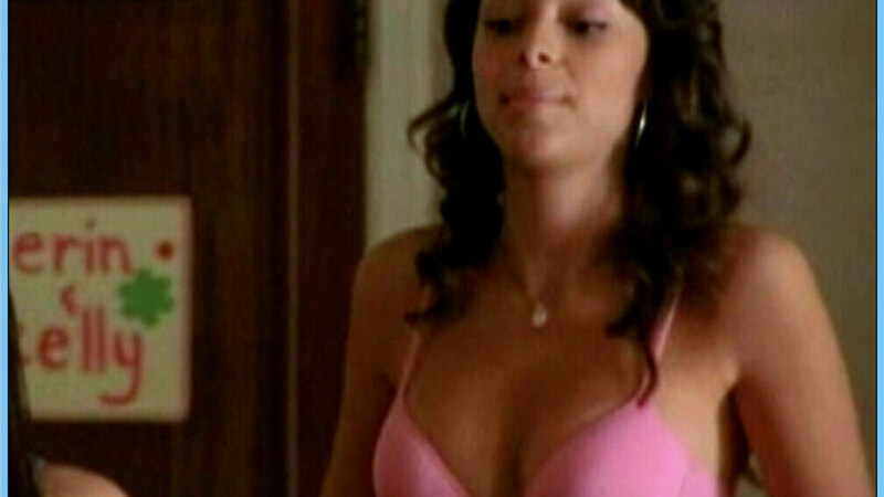 Sexiest Amber Stevens Scene in Greek. Underwear, SFW, pink bra. 665575
