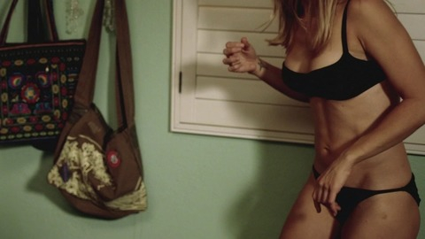 Spencer Grammer in Roommate Wanted (2015) Underwear Big Breasts Black Underwear 763622