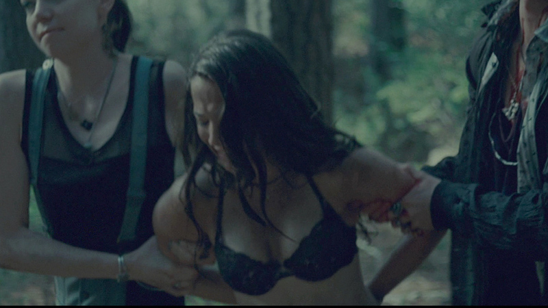 Hottest Martha MacIsaac Scene in The Last House on the Left. Underwear, SFW, black hair. 678764