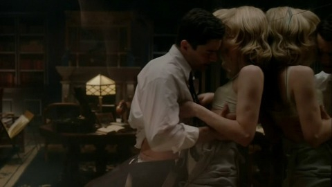 Annabelle Wallis in Fleming (2014) Underwear Against A Wall Blonde 734197