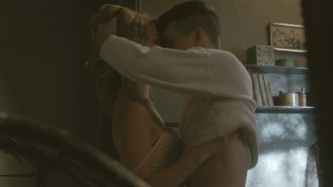 Annabelle Wallis in Peaky Blinders (2013-2019) Sexy Blonde Bra Falling Off 748820