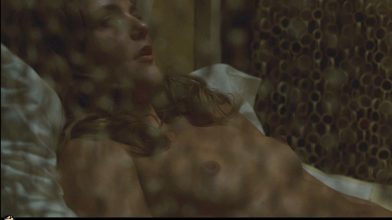 Judith Myers from Halloween Naked. Breasts, hard nipples, laying in bed. 686327