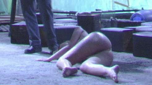 Helena Mattsson Naked in Species: The Awakening. Butt, man standing over woman, nude woman. 784873