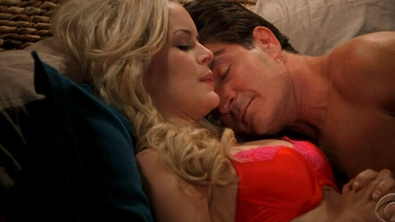 Two and a Half Men's Sexiest Scenes with Helena Mattsson. Underwear, SFW, blonde. 659784