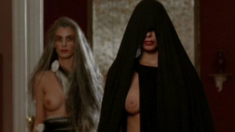 Moran Atias in Mother of Tears (2007) Breasts Big Areolas Black Cloak 646790