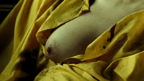 Baby's Mother from Shoot 'Em Up Naked. Breasts, breast close-up, hard nipples. 646859