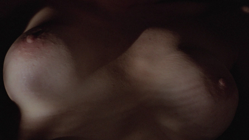 Lady in Lavender from Phantasm Naked. Breasts, Body Double, close up, dark. 803813