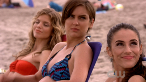 Jessica Stroup in 90210 (2008-2013) Bikini Beach Bikini 691009