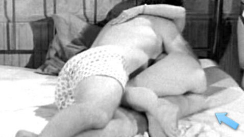 Nudes of Trixie, 2nd Hippie from My Third Wife George. Butt, Bush, back burger, black and white. 647634