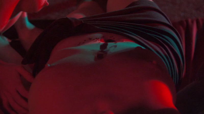 Victoria Lane Nude in 666: The Beast. Breasts, blood, hard nipples. 647830