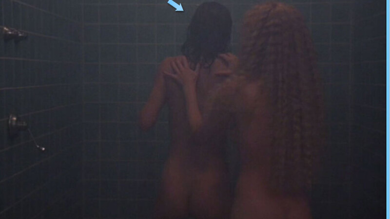 Monica Waters (as Beverly Hendry) from Hello Mary Lou: Prom Night II Naked. Butt, Locker Room, group shower. 591653