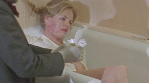 Corie Henninger in Copycat (1995) Breasts Blonde Braided Hair 700867