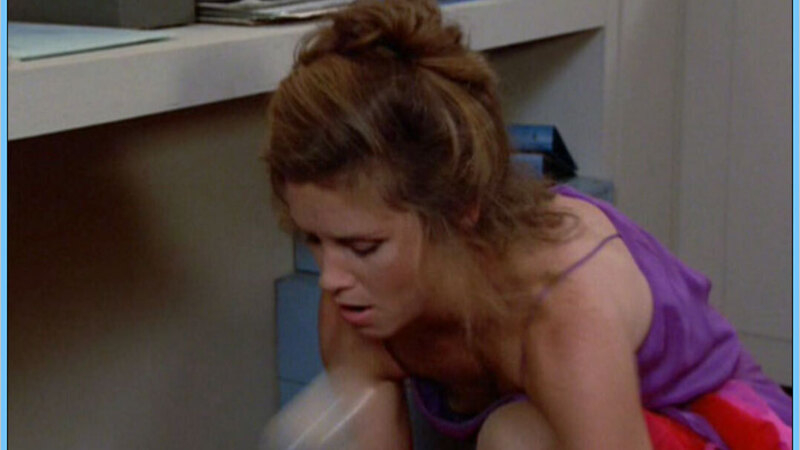 Laura Holt from Remington Steele Naked. Breasts, brunette, cleavage. 664769