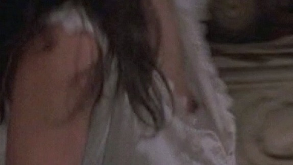 Anne Canovas Nude in Vincent & Theo. Breasts, brunette, white night gown. 760606