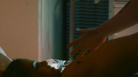 Coralie Rose Naked as Denny. Breasts, black hair, in bed. 648903