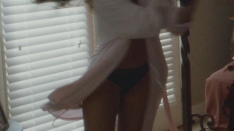 Zulay Henao in The Single Moms Club (2014) Sexy Underwear Bedroom Blue Underwear 744835