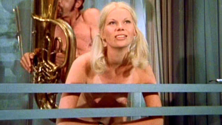Jette Weibel Naked as Marianne. Breasts, blonde, man playing tuba. 644517