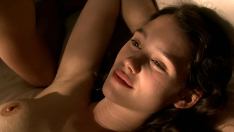 Astrid Bergès-Frisbey Naked in Elles et moi. Breasts, brunette, hands in hair. 716731
