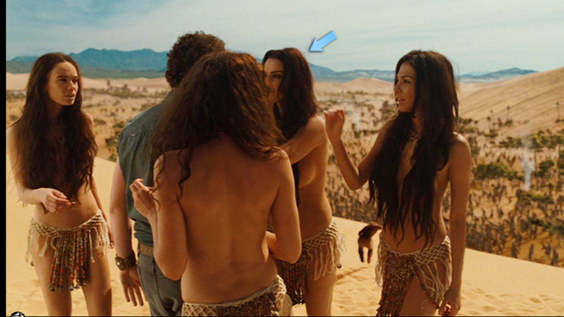 Sexiest Ana Alexander Scene in Land of the Lost. Sexy, back exposed, black hair. 676657