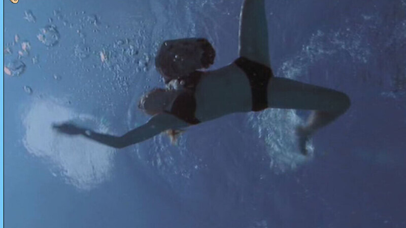 Sexiest Scenes of Emily from Lake Placid 2. Bikini, SFW, black bikini. 649325