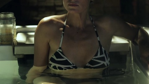 Hottest Kate French Scene in The Red House. Bikini, Sexy, hot tub. 740210