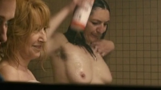Nudes of Viviane from Wrestling Queens. Breasts, bathroom, black hair. 736314