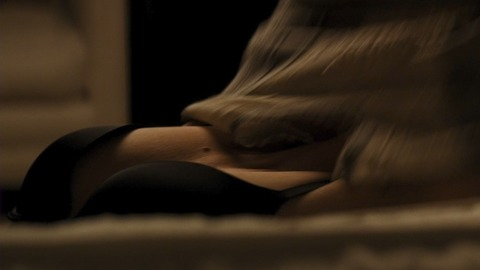 Elisabeth Moss in The One I Love (2014) Sexy Underwear Black Underwear Lying On Back 750909