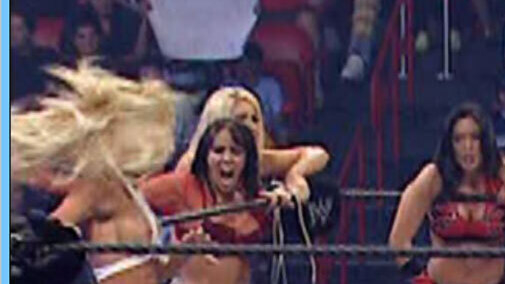 Michelle McCool Nude in WWE Survivor Series 2007. Breasts, blonde, breast out of bra. 665980