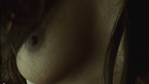 K. D. Aubert Nude as April May. Breasts, black hair, close-up. 689714