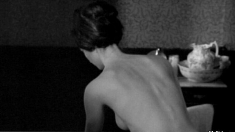Sexiest Scenes of Vivian Sinclair from The Curse of the Living Corpse. Sexy, black and white, sideboob. 650633